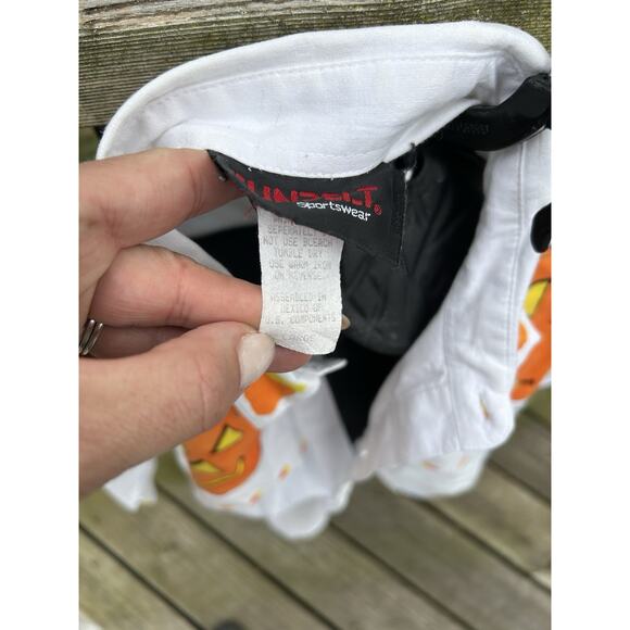 SUN BELT Womens 100% Cotton Collared Halloween Fall Shirt Pumpkin Large Vintage - Picture 6 of 9